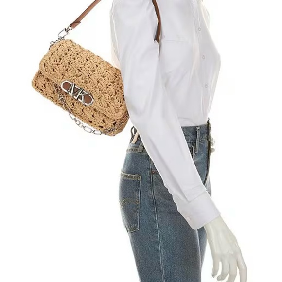 Parker Raffia Medium Convertible Pouchet.«
Shoulder Bag - Picture 2 of 4